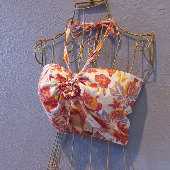 FREE PEOPLE Summer of Love Boho Convertible Bandeau Top NWT - Picture 8 of 16